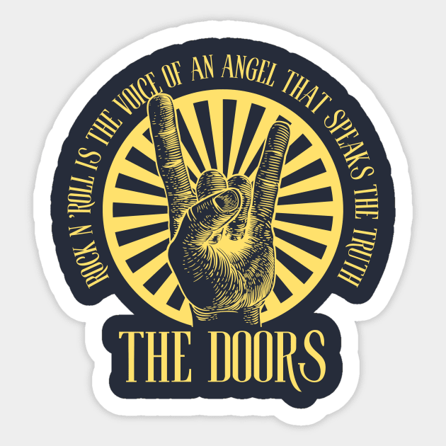 The Doors Sticker by aliencok